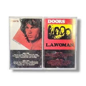 The Doors 2 Cassette LOT — The Greatest Hits & L.A. Woman